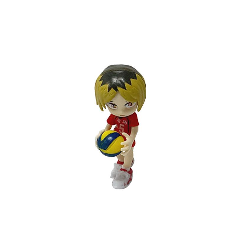 6 Stück/Set Haikyuu!! Amine Figur Hinata Shoyo Kageyama Tobio PVC Sammlermodell Spielzeug Ornament Puppe Fans Geburtstagsgeschenke