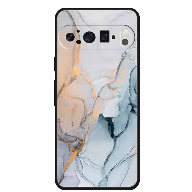 

For Google Pixel 10 Pro Case Vivid Graceful Premium Marble TPU Soft Silicone Phone Cases Impact Chic Mineral-Finish Para Cover Pixel 10 Pro