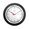 Wall Clock - MEBUS - Classic Model - White Dial - Black Frame - Radio-controlled