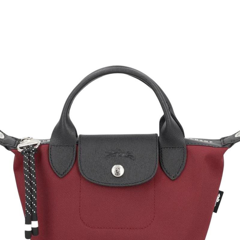 Longchamp Le Pliage Energy Zipper Closure Leather Trim Silver Metal Accessories Nylon Canvas Dumpling Bag Tote Mini Women Tote Bags 1500HSR119
