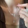 Korean Style Crystal Zirconia Clavicle Necklace: Elegant, Gentle, and Versatile Design