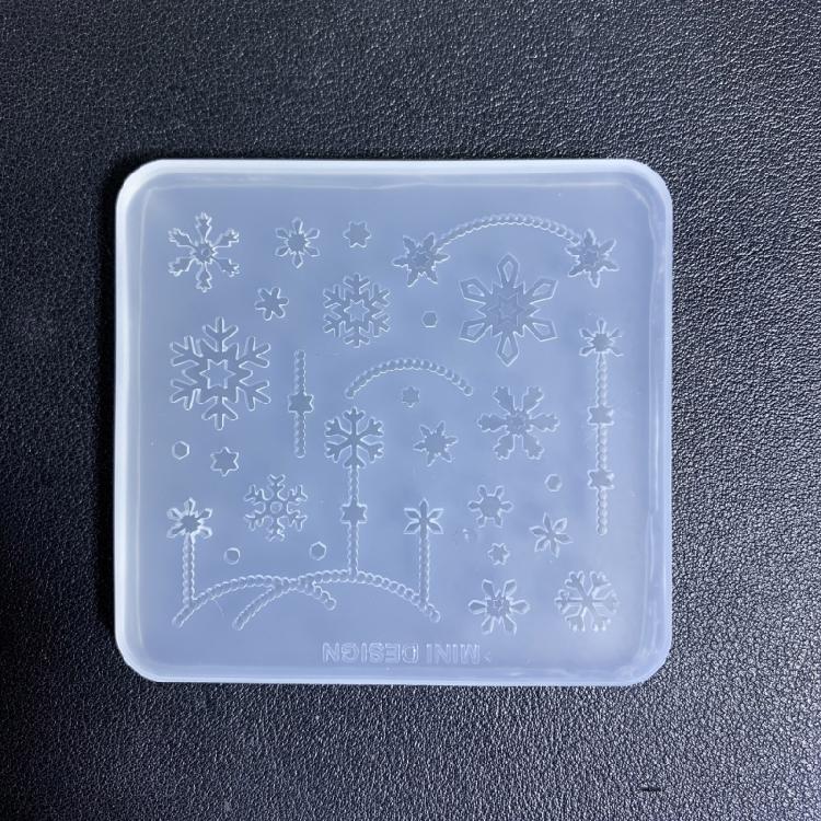 Snowflake Shaped Nail Art Decoration Moulds Great for DIY Making Crafts