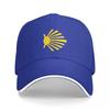 New Camino De Santiago Symbol Large Yellow Scallop Shell Cap Fashion Casual Baseball Cap Adjustable Hat Hip Hop Summer Baseball
