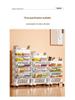 Wall-Mounted Bookshelf & Desk Organizer with Movable Table and Trolley