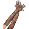 Sex underwear European and American flash diamond gloves mesh retro mesh black elastic colored diamond sexy accessories ST