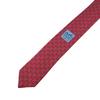 HERMES silk cravate twill tie Red silk Used