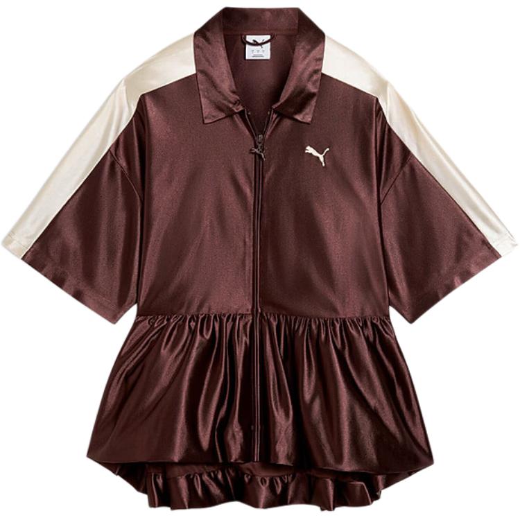 

Puma Versatile Fashion Sports Casual Short Sleeve Shirt Women shirts 636885-13 XS
