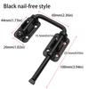 Stainless Steel Door Lock No-drill Safety Barrel Bolt Non Perforated Buckle  Bathroom Doors