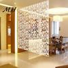 Hanging Partition Panel 5Pcs Room Divider Panel, Hollow Flower Butterfly Bird Wall Screen, Decor Square Decorative for Home Living