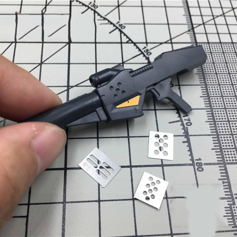 12 In 1 Steel Carving Ruler  Drill Hole Detailers Scribes Line Stencil For Model Detailing Precise Craft Tool