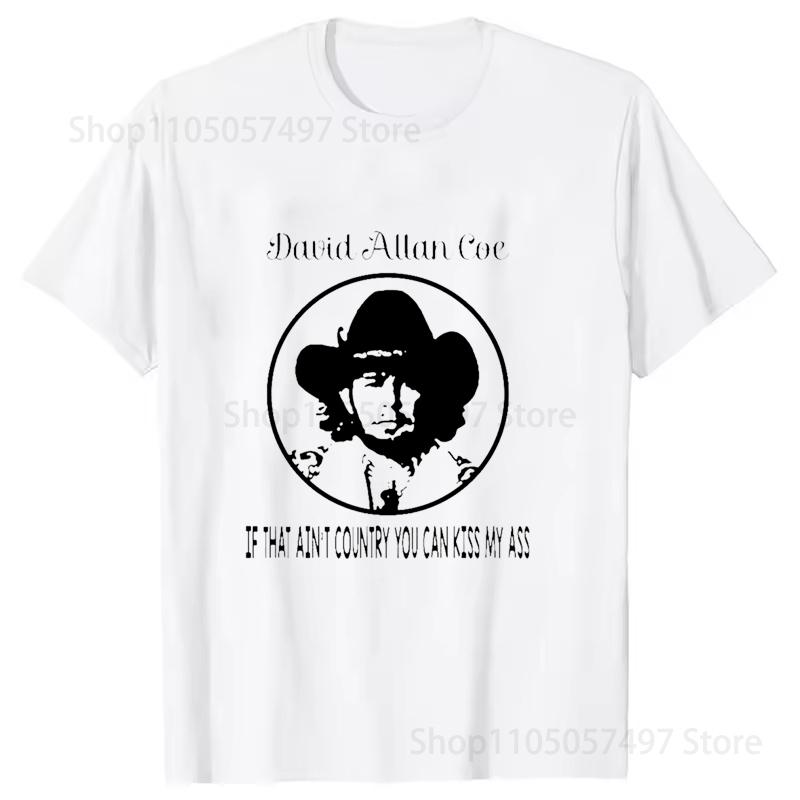 

David Allan Coe s Classic Quote Printed T Shirts Women Men Casual Short Sleeve Summer Casual Oversized Loose Couple s T-Shirts S разноцветный