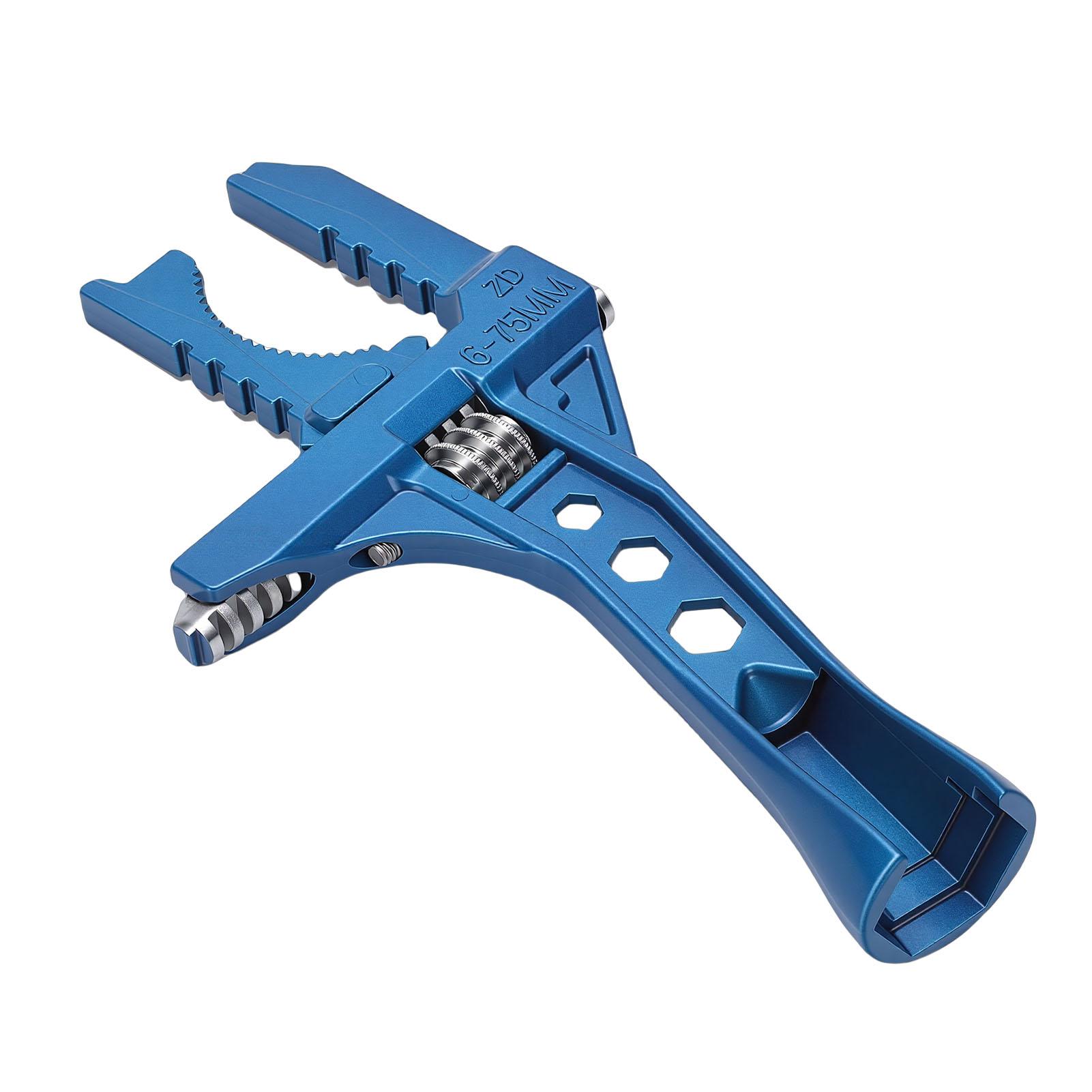 

Adjustable Bathroom Wrench 6 75mm Large Opening 67mm Clamping Depth Short Handle Spanner for Washbasins Pipe Nuts