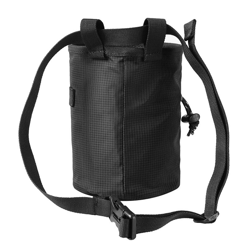 Sac De Poudre D'escalade Noir – Ceinture Réglable, Léger, Résistant, Pour Grimpe, Gymnastique Et Haltérophilie