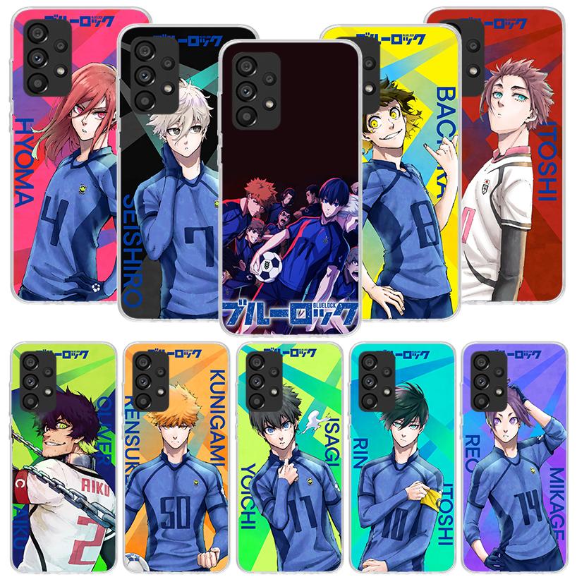 Hot Anime Blue Lock Phone Case For Samsung Galaxy A17 A16 A14 A15 A13 A57 A56 A54 A55 A53 A37 A36 A34 A35 A33 A26 A24 A25 A23 Ga