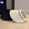 High Quality Summer Lace Sun Hat Women's New Seaside Beach Big Eaves Headband Versatile Empty Top Hat
