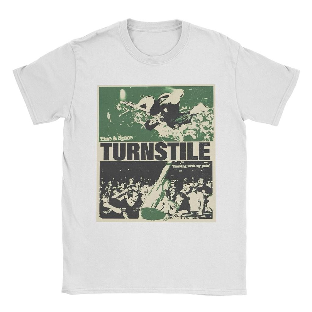 Novelty Turnstile Punk Rock Music TShirt for Men Women Round Collar  Cotton T Shirts  Tee Shirt Printed Clothing
