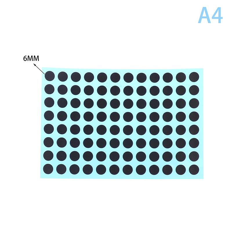 Diameter 3/4/5/6 MM Black Conductive Rubber Pads Keypad Repair Kit For IR Remote Control Conductive Rubber Buttons 5