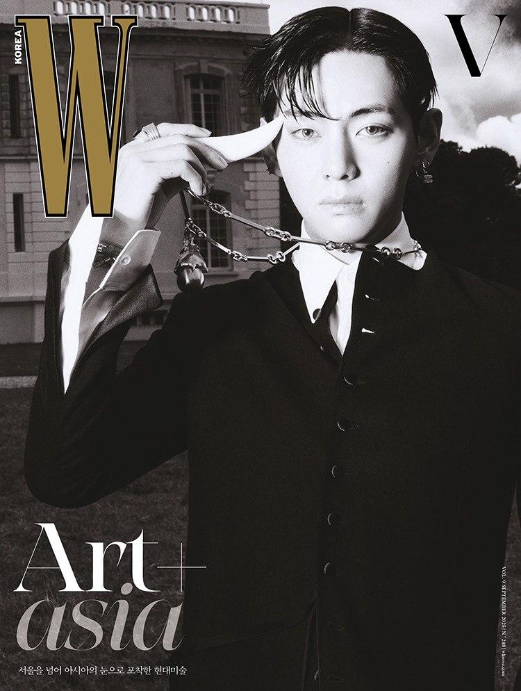 W Korea 2025 září BTS V K POP, K STAR, KFASHION, KBEAUTY, IDOL, BTS Army