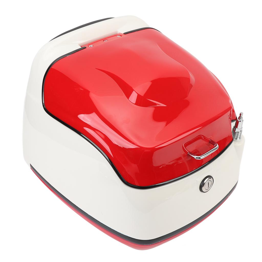 38L Motorcycle Top Case Fashionable Look Water Resistant Ample Space   Top Box for Electric Bike Scooter