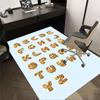 1PC cookie alphabet Anti-slip carpet, suitable for Office, bedroomand playrooms. It can also be used as a sofa footrest cover-W41
