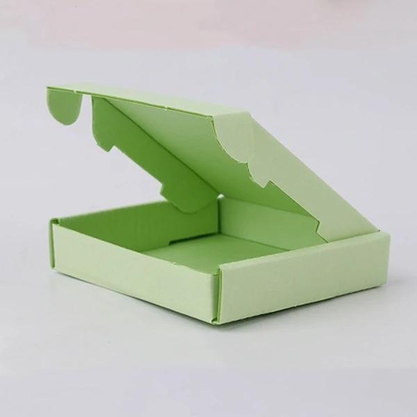 Маленькая цветная гофрокоробка для самолета, упаковка для карточек, маленькая подарочная коробка, трехслойный гофрокартон, транспортная коробка 10x9x2cm