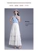 White 3-Tier Lace Trim Flare Skirt - Spring/Summer 2026 Collection