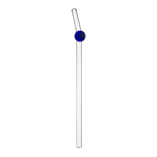 Fruit Shape Glass Straw with Lemon Strawberry Cherry Designs Reusable Drinking Straw for Juice Smoothies Soda BPA-Free Heat-Resistant Eco-Friendly