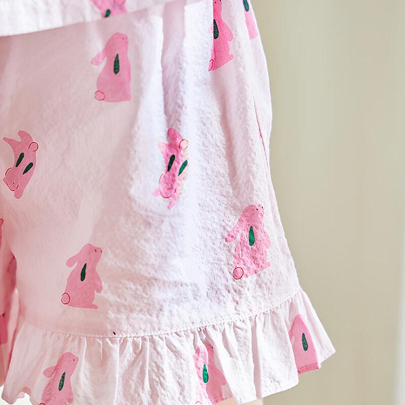 Mini Balabala Girls' Pure Cotton Summer Home Shorts