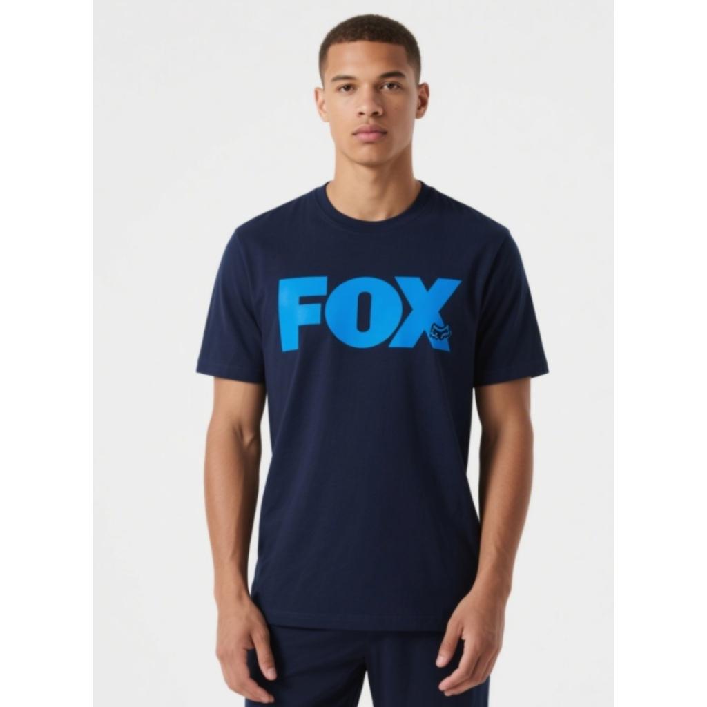 Trend Summer 2025 Fox Racing Simple Logo High-end Luxury Men's and Women's Top Y2k Short-sleeved Round-neck Breathable T-shirt