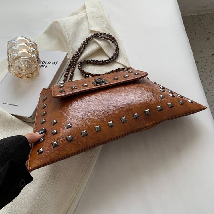 

Retro Underarm Bag Ladies Shoulder Bag коричневий
