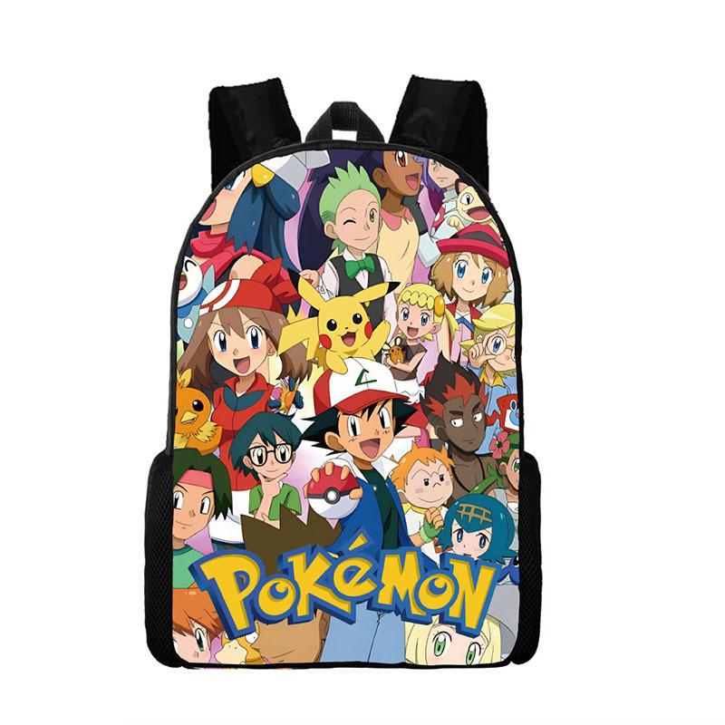 Pokémon Pokémon Backpack Student School Bag Cartoon Anime Backpack