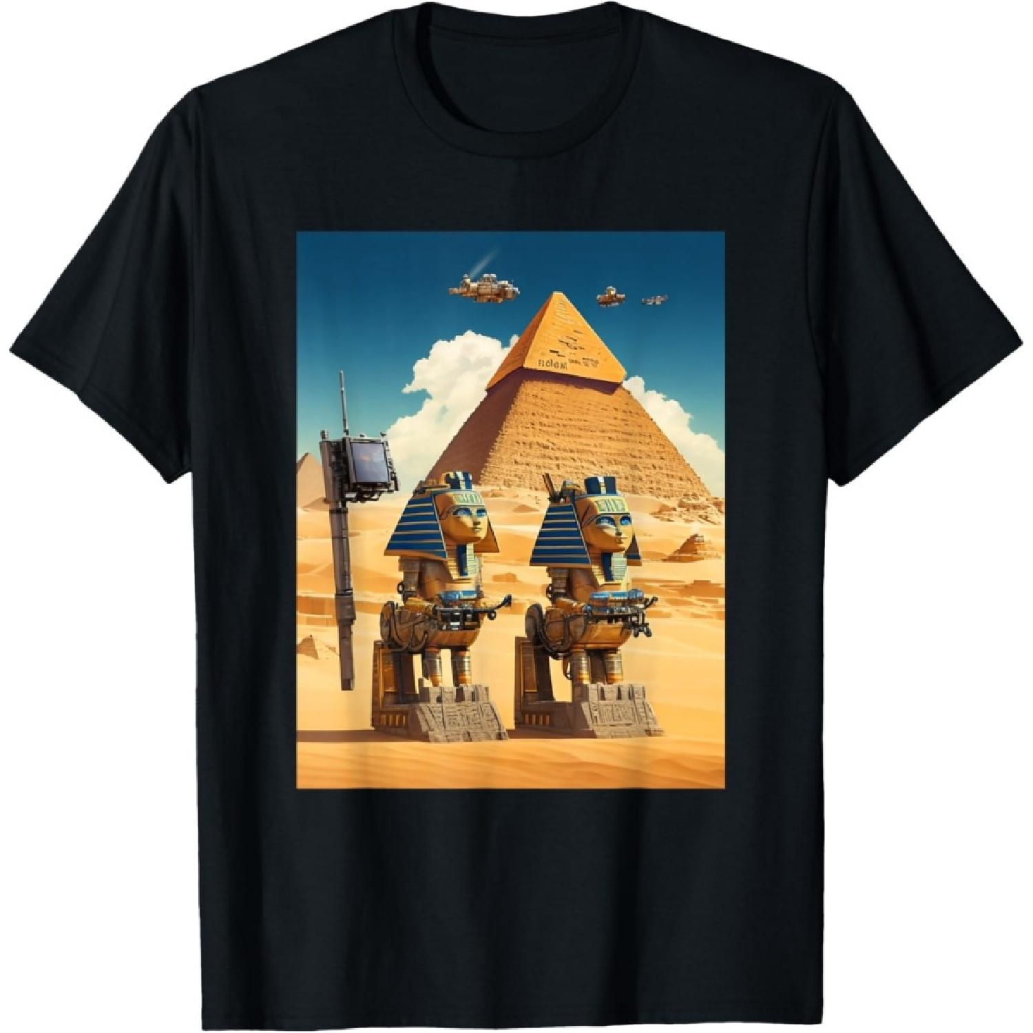 Футболка «Роботы Древнеегипетские пирамиды»(1) S