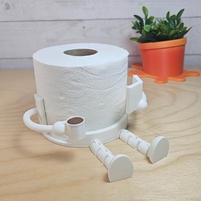 Rozmarný odolný plastový držák na toaletní papír Buddy s designem knihy a kávy | Koupelnová dekorace, Dekorace a doplňky na toaletu, Hravý design