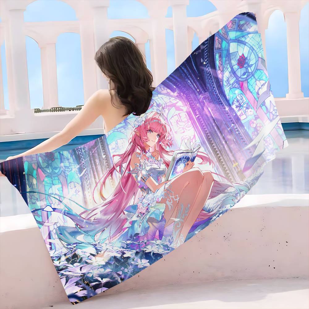 Game Cyrene H-Honkais Star Rail Big Microfiber Beach Towels Quick Dry Towel Sand Beach Towels Pool Towel for Travel Swim Pool Yoga