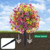 Fake Flowers Outdoor UV Resistant Faux Plants for Outside Yard Wedding Indoor Home Kitchen Farmhouse Decor Artificial Plants