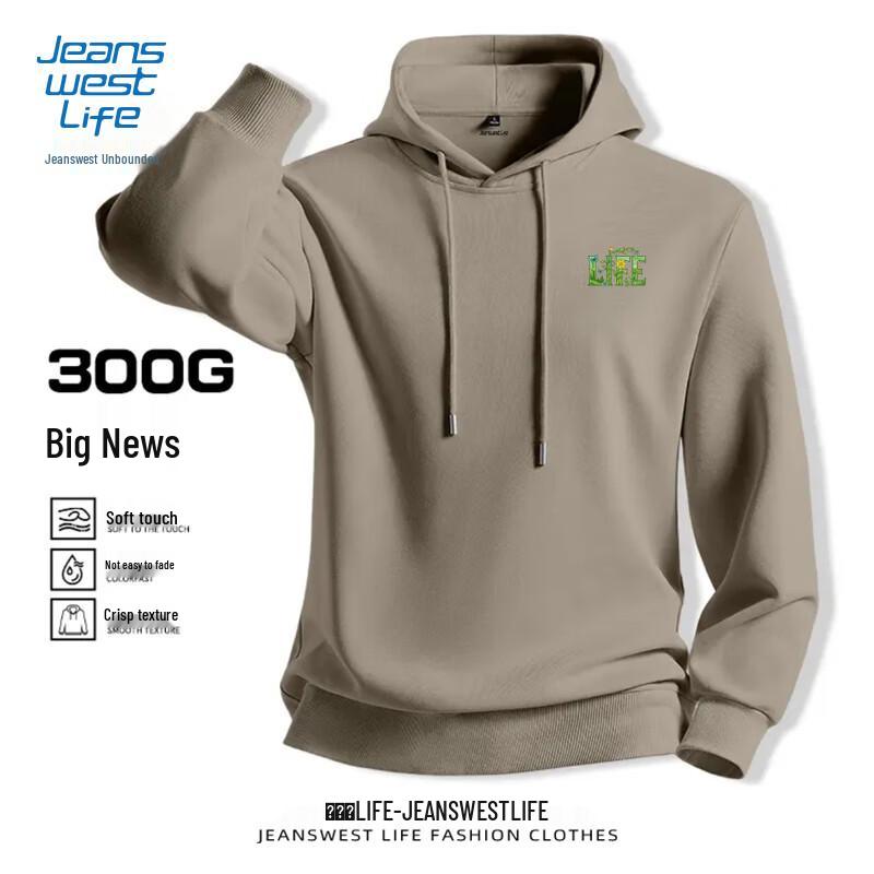 

Jeanswest Life Men s Hooded Knit Pullover Hoodie 4XL