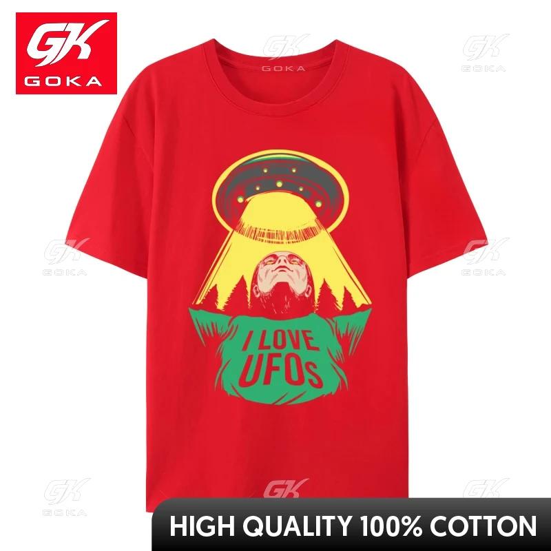 

I Love Ufos Ofnis ExtraTerrestrial I Want To Believe Coupons Design Normal TShirt Cotton T Shirt for Unisex Tops Shirts S