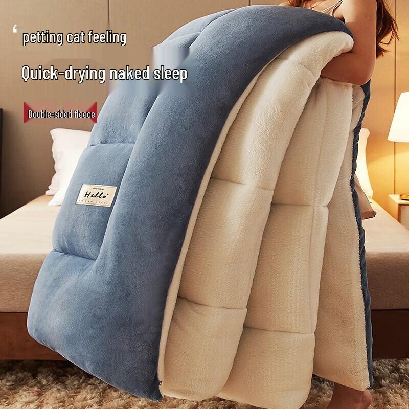 

Nanjiren Thickened Faux Lamb Fleece Duvet Insert