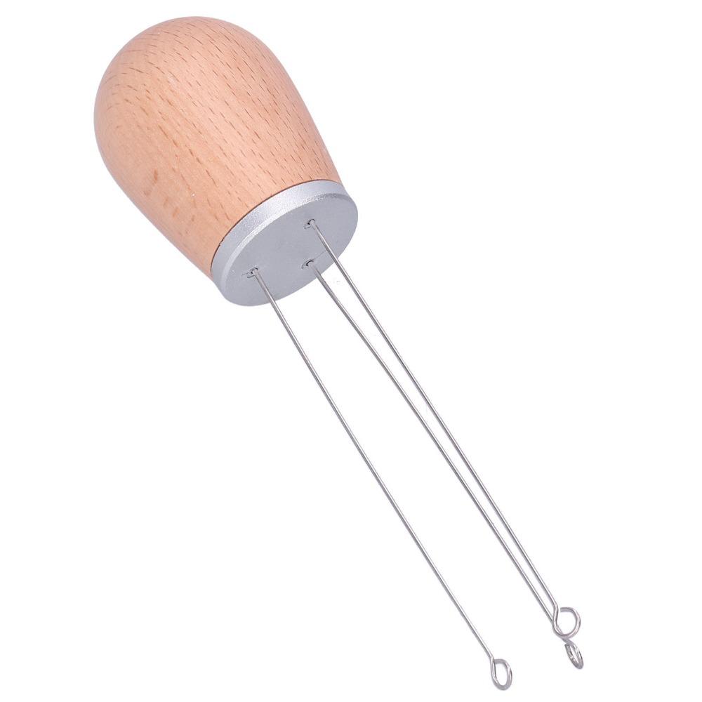 304 Stainless Steel Needles Coffee Powder Distributor Arc Design Coffee Leveler Tool  For Barista