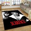 Tappeto Tappeto Movie 3D Printing Scarface Tony per Camera da Letto Soggiorno Casa Decorazione Divano, Tappetino Gioco Bambini Grande Decorazione Pavimento Regalo