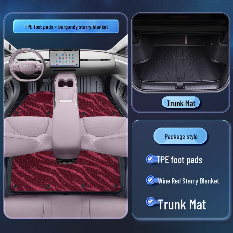 Xiaopeng M03 MAX TPE25 Floor Mats & Modification Accessories Set