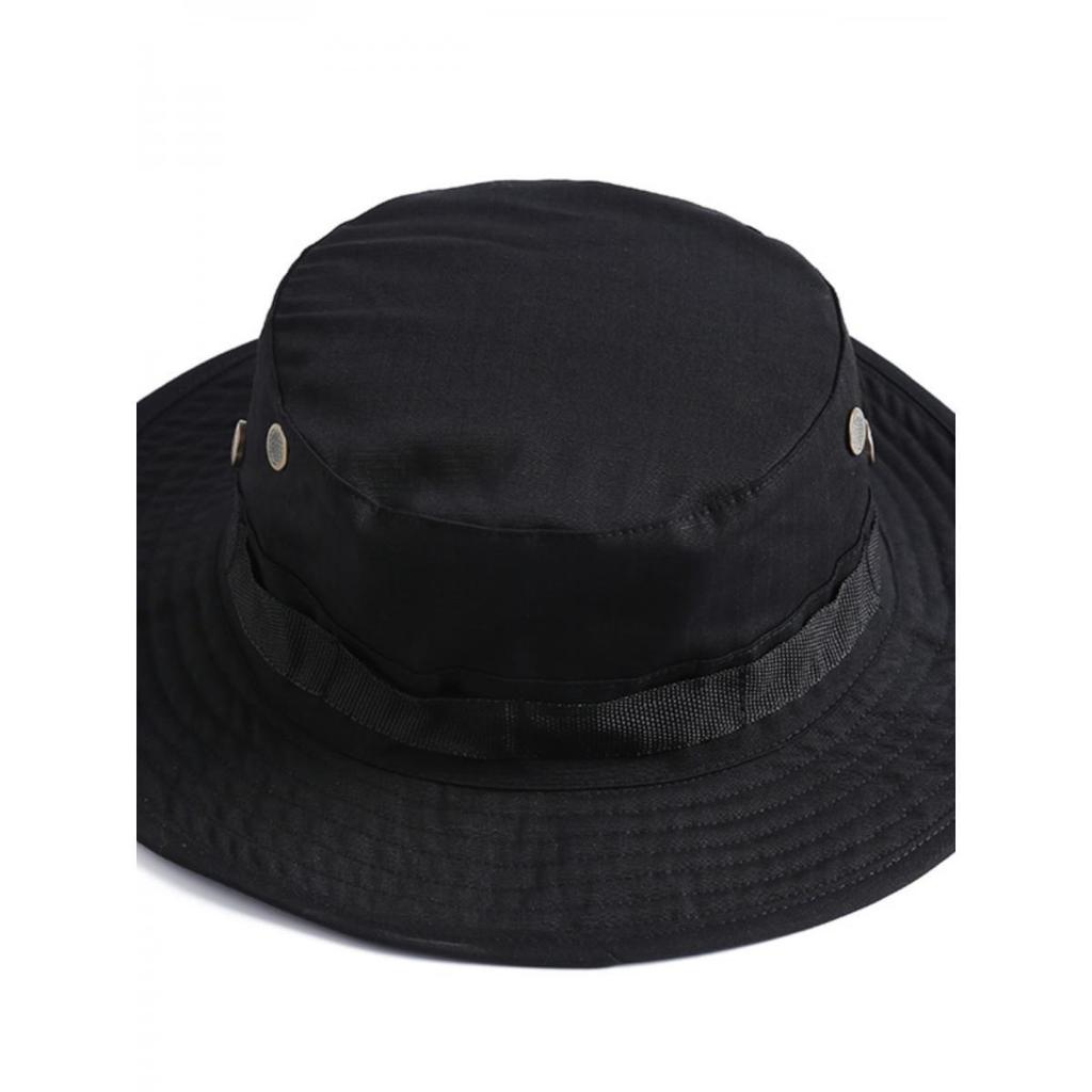 Men's Tactical Sun Protection Hat: Large Brim Outdoor Mountaineering, Fisherman & Cowboy Style, Foldable Bennie Hat.