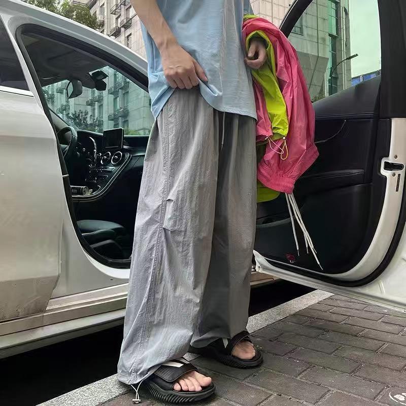 

Y2k розовые широкие брюки-парашюты, женские повседневные джоггеры большого размера, Harajuku, модная корейская уличная одежда, мешковатые спортивные брюки XXL серый