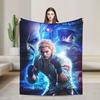 Super Soft Blanket Picnic Tekken Throw Blanket Flannel Bedspread For Couch Chair Aesthetic Sofa Bed Cover