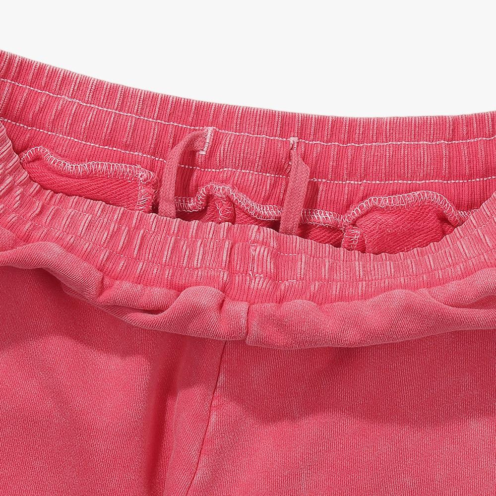 diadora Garment-Washed Sweatpants Pink