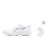 Li Ning Flying Eagle Textile, Synthetic Leather Slip Resistant, Abrasion Resistant, Breathable Low Top Badminton Shoes AYTU001-1