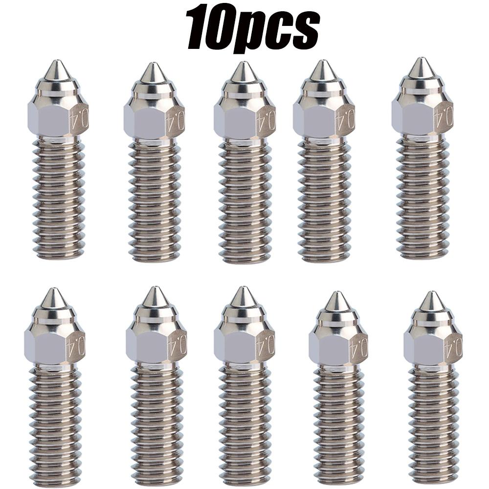 For Creality Ender 3 V3 KE K1/k1 Max Nozzle CR-M4 Nozzles Hardened Steel  Brass Copper plated For Anycubic Kobra/Vyper 3D Nozzle