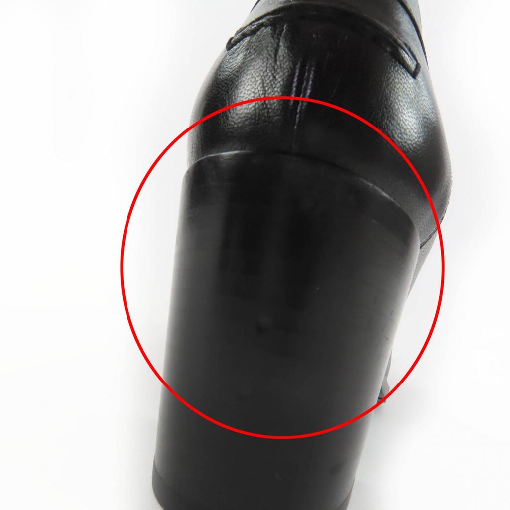 Great HERMES pumps Dauphine 70 moccasins Constance leather loafers black 36 Used