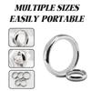 6 Size Metal Cock Ring Sex-Toys For Men Penis Bondage Lock Delay Ejaculation Penis Rings Weight Cockring Sex Toys For Adults 18