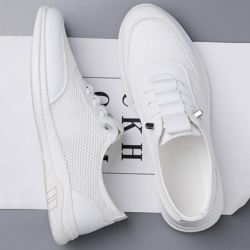 Summer Men's Mesh Casual Sneakers Sweat-Absorbant Breathable Dress Shoes New Comfortable Walking Oxford Shoes Trainers for Men